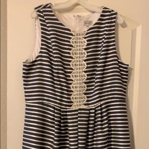 Belk Blue/White striped dress